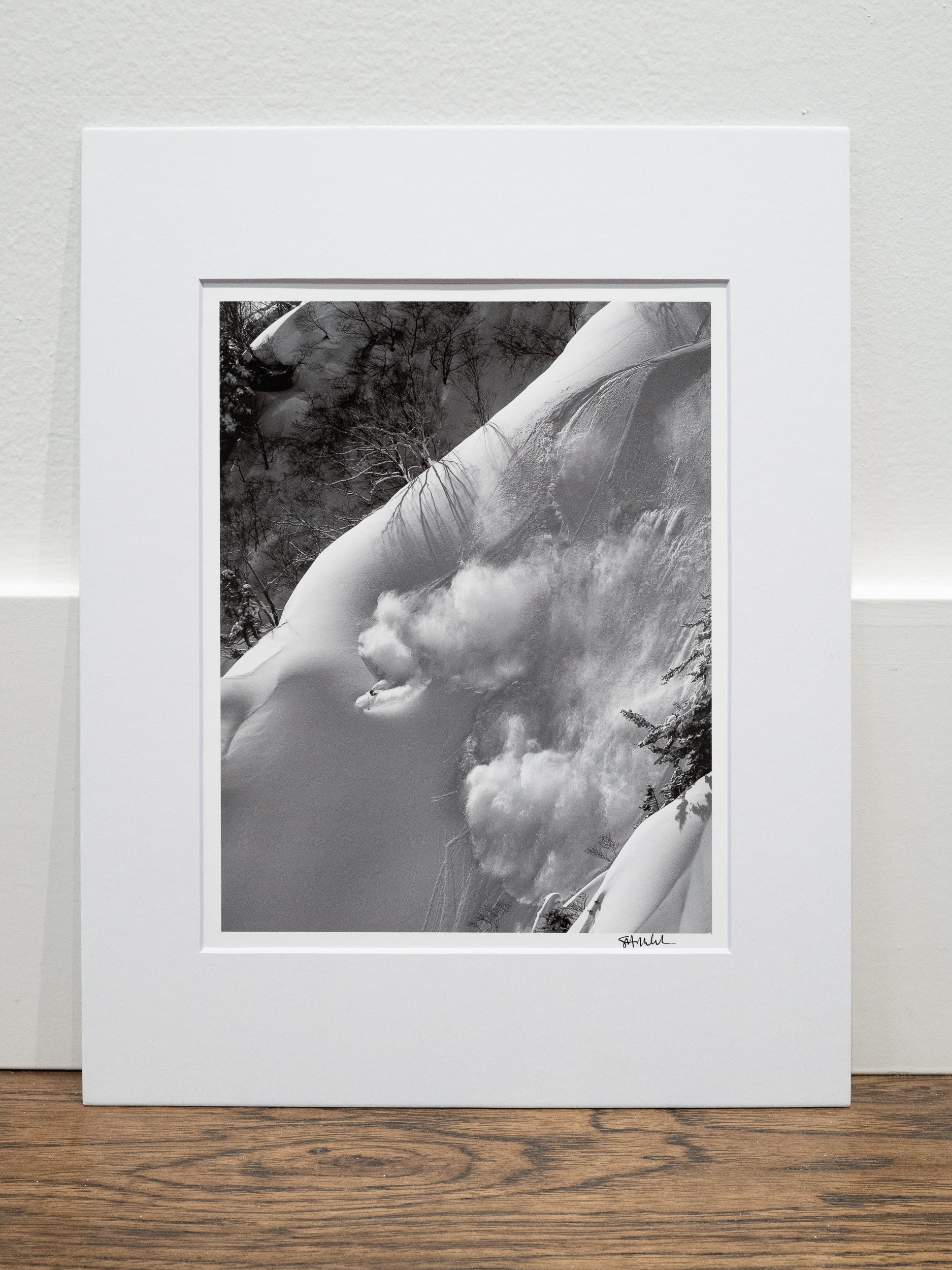 Deep Powder on Goryu Spine: 8x10 Open Edition Matted Print