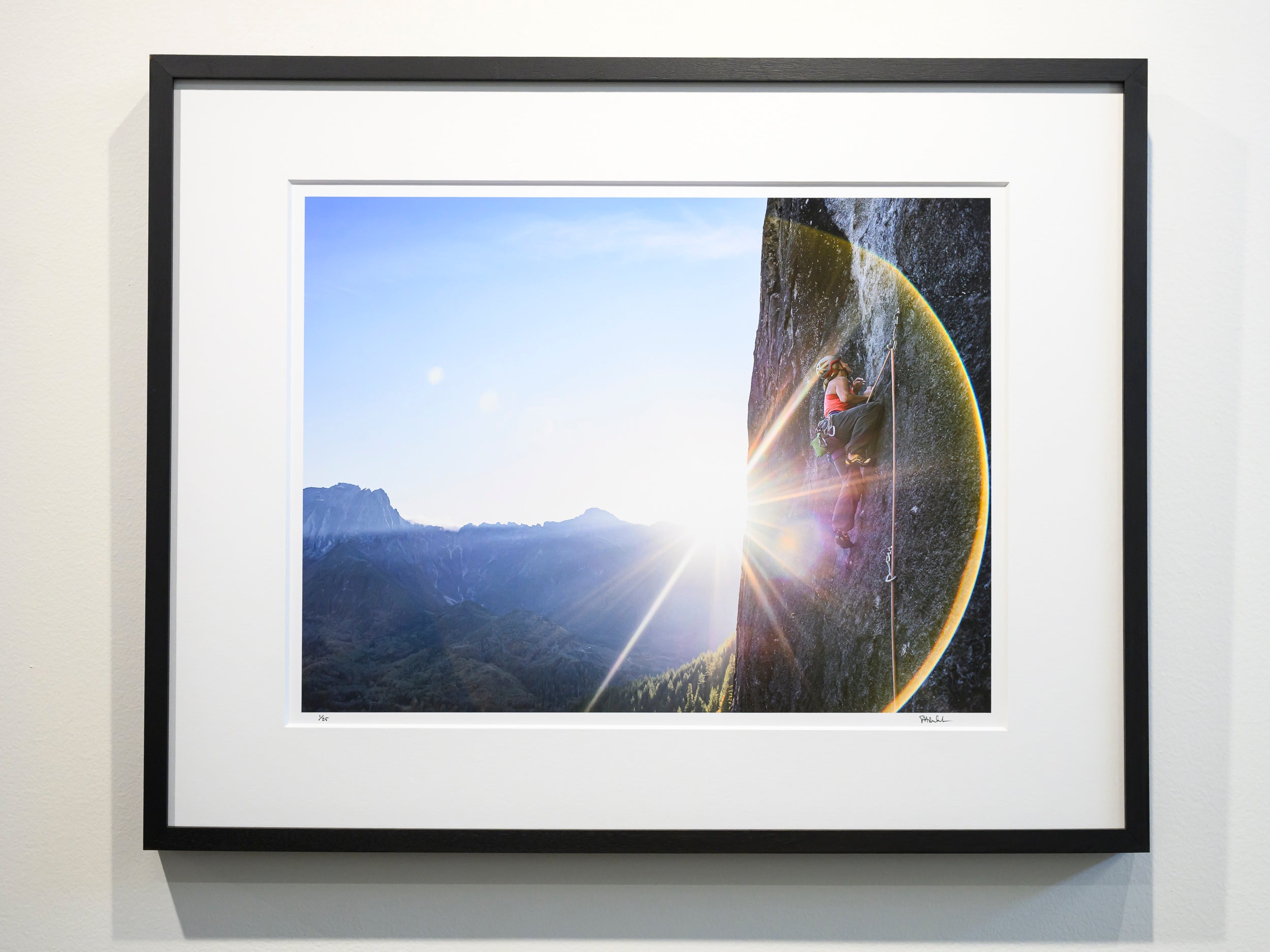 Final Rays of Sunshine on Index Upper Town Wall: 15x20 Limited Print