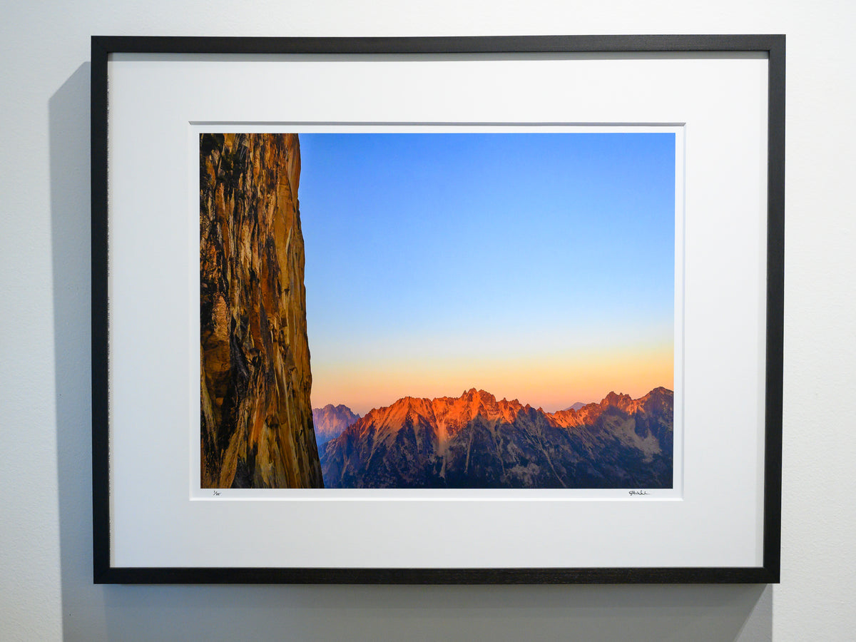 Late Summer Sunset on South Early Winter Spire and Kangaroo Ridge: Limited Edition Framed Print
