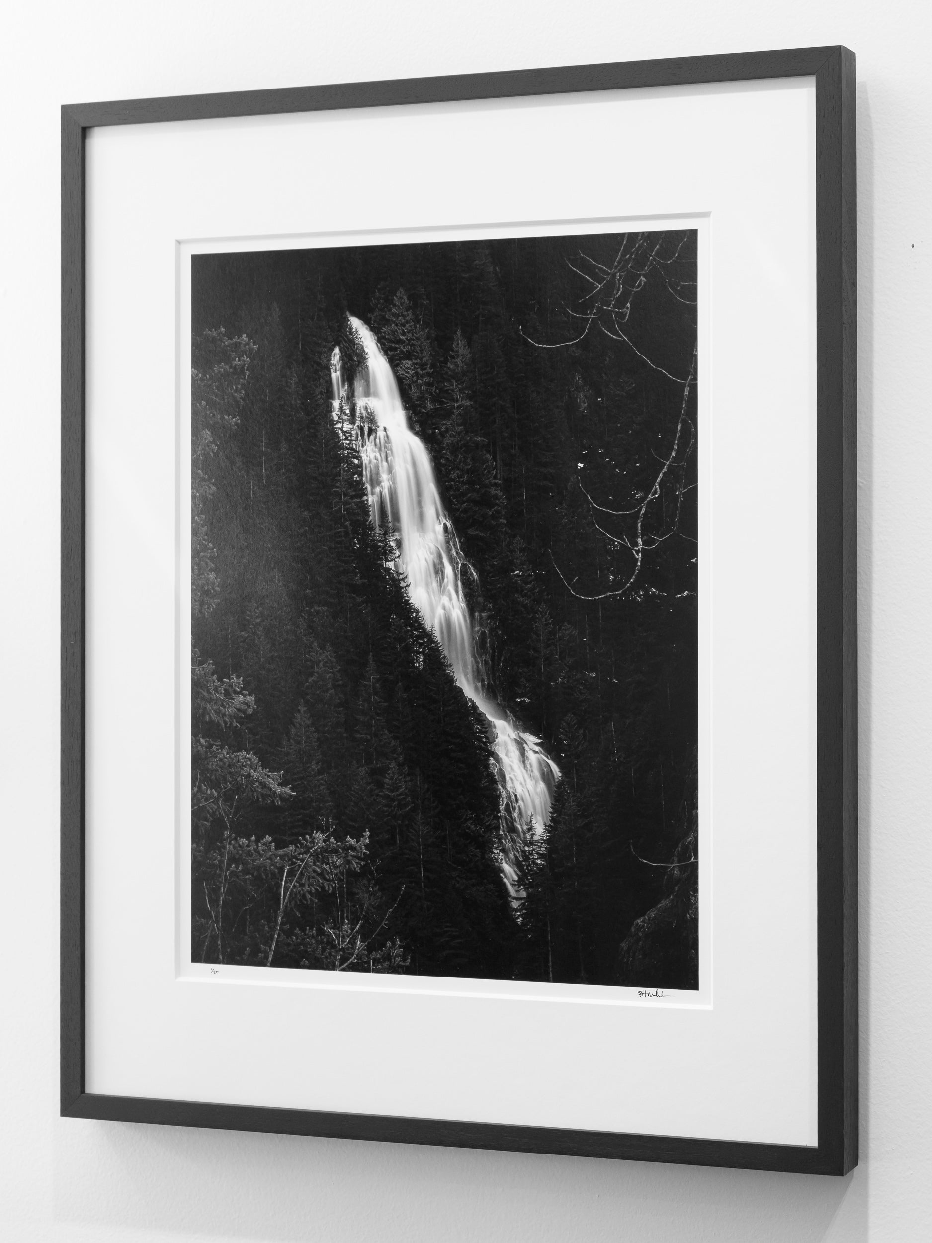 Crater Creek Falls on Mount Si: Limited Edition Framed Print