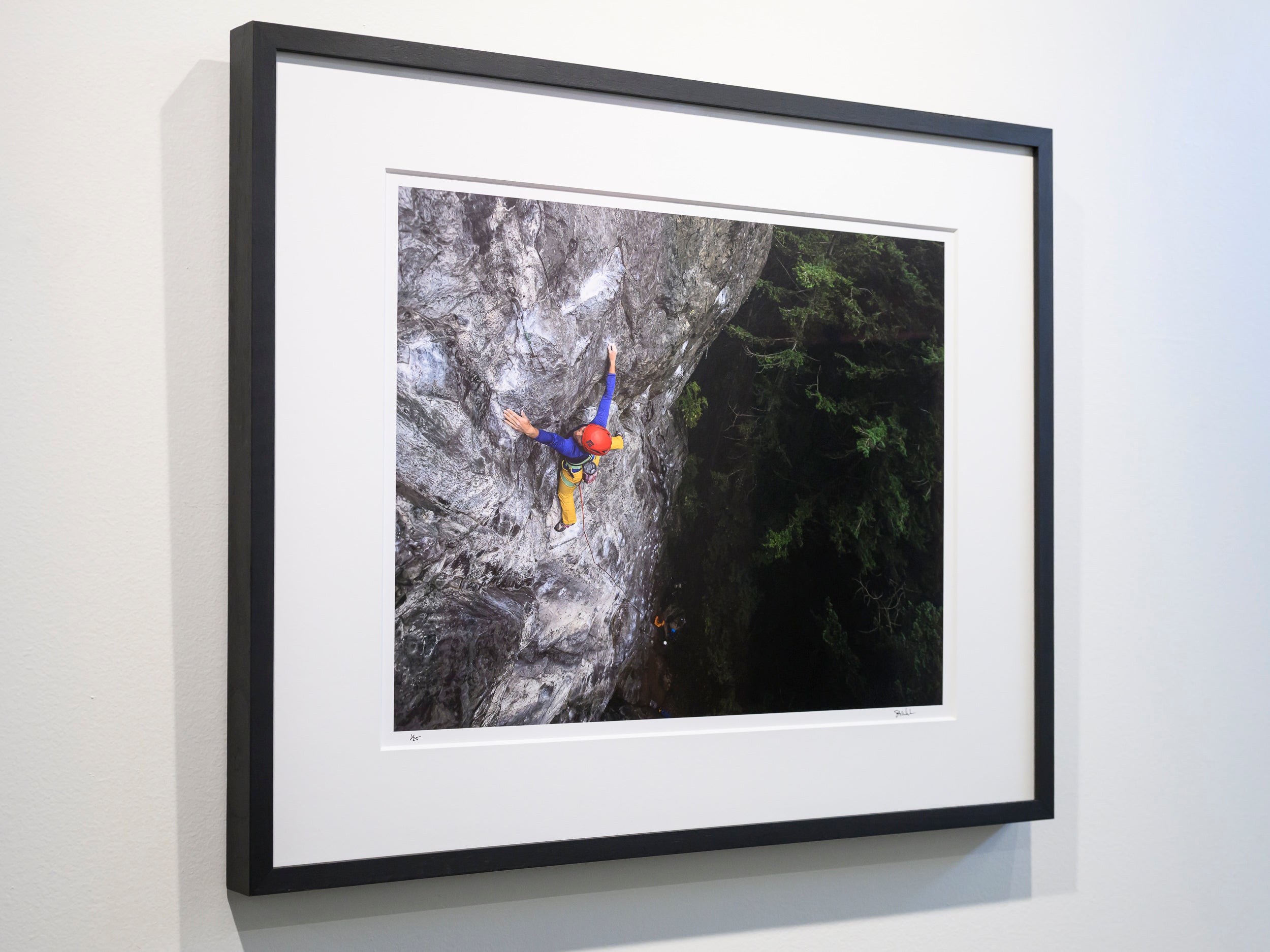 Long Reach on Rainy Day Women at Little Si: 15x20 Limited Print
