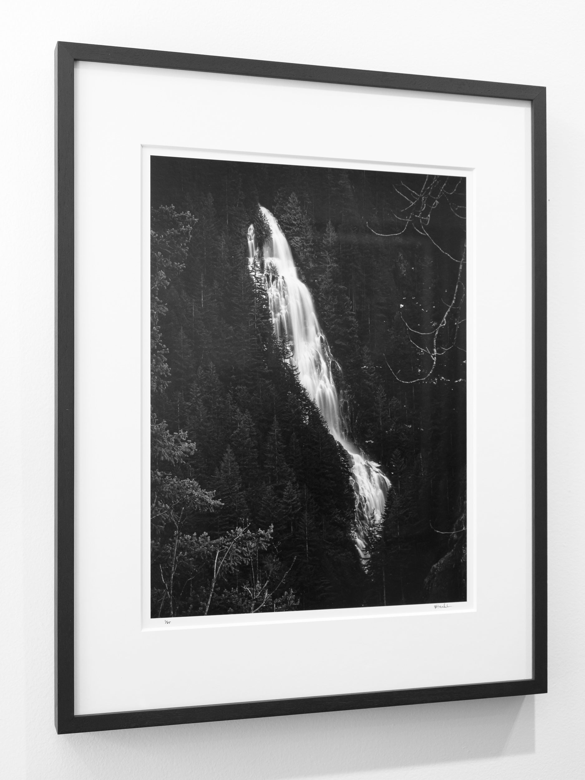 Crater Creek Falls on Mount Si: Limited Edition Framed Print
