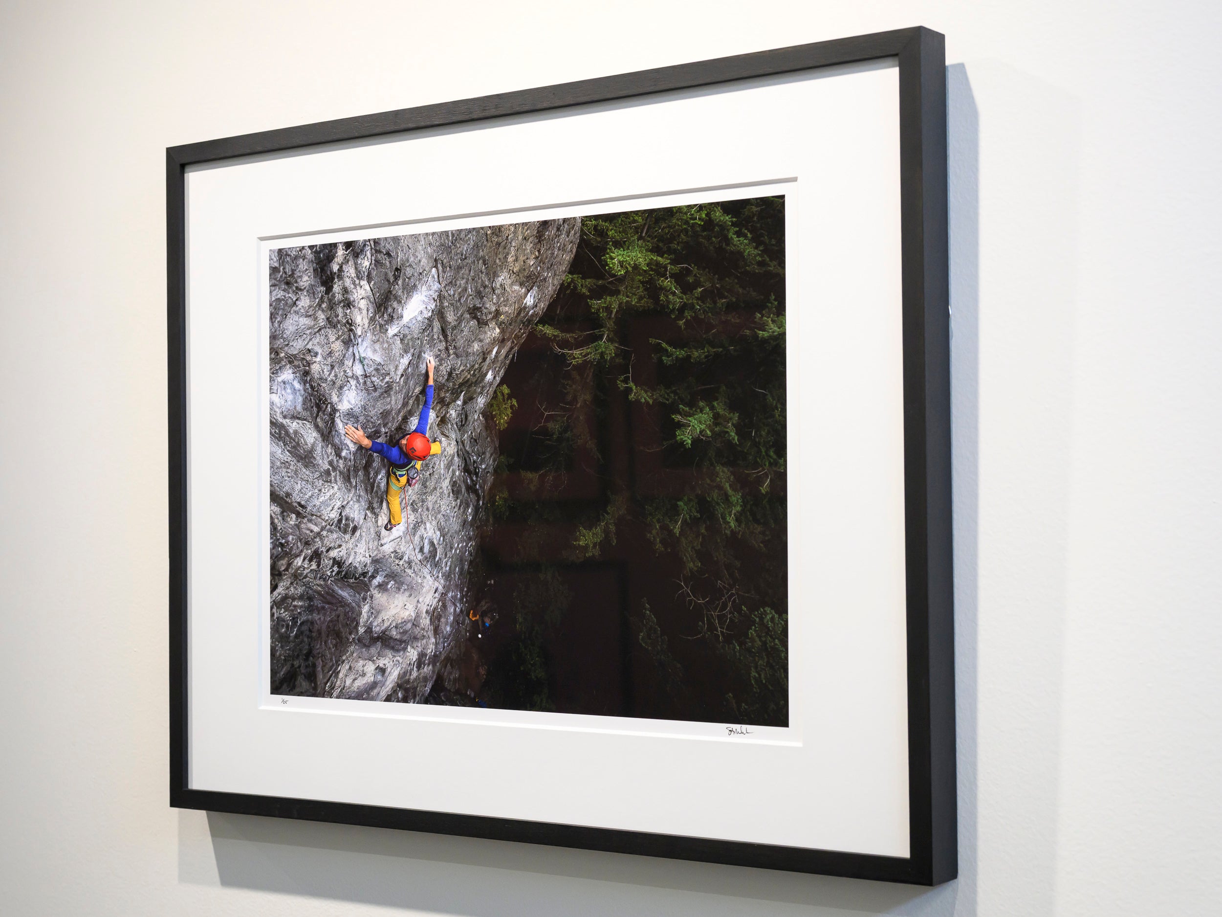 Long Reach on Rainy Day Women at Little Si: 15x20 Limited Print