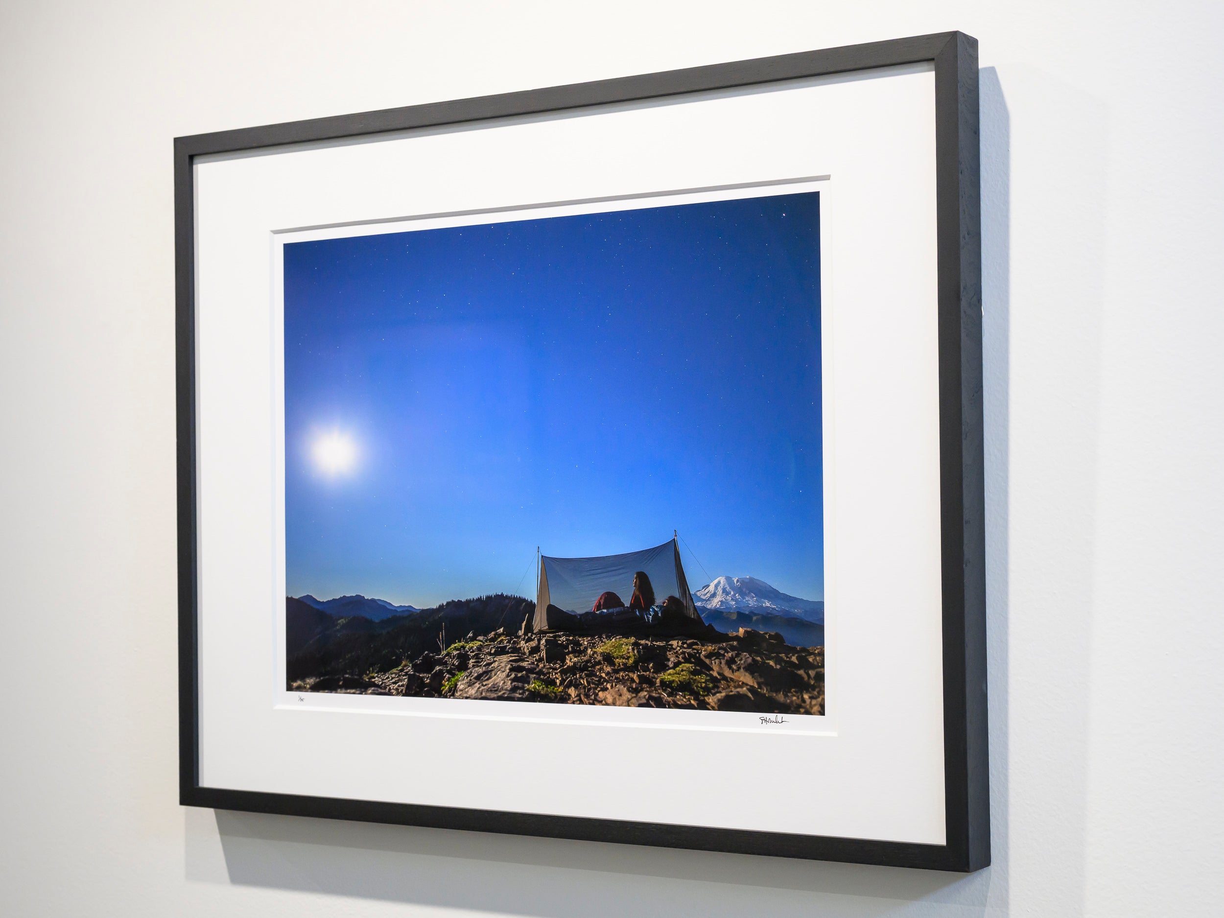 Too Beautiful to Sleep on a Crystal Night in the South Cascades: 15x20 Limited Print