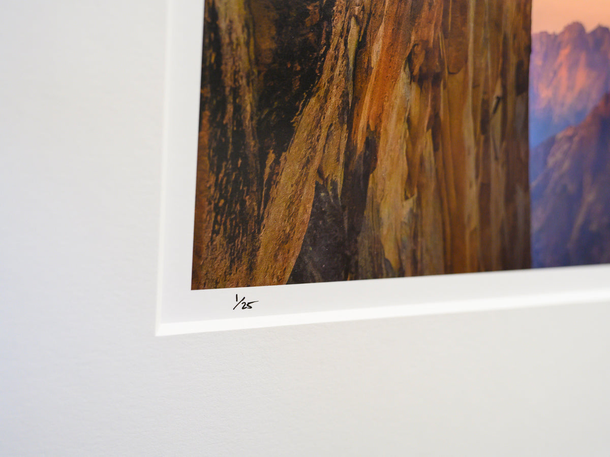 Late Summer Sunset on South Early Winter Spire and Kangaroo Ridge: Limited Edition Print
