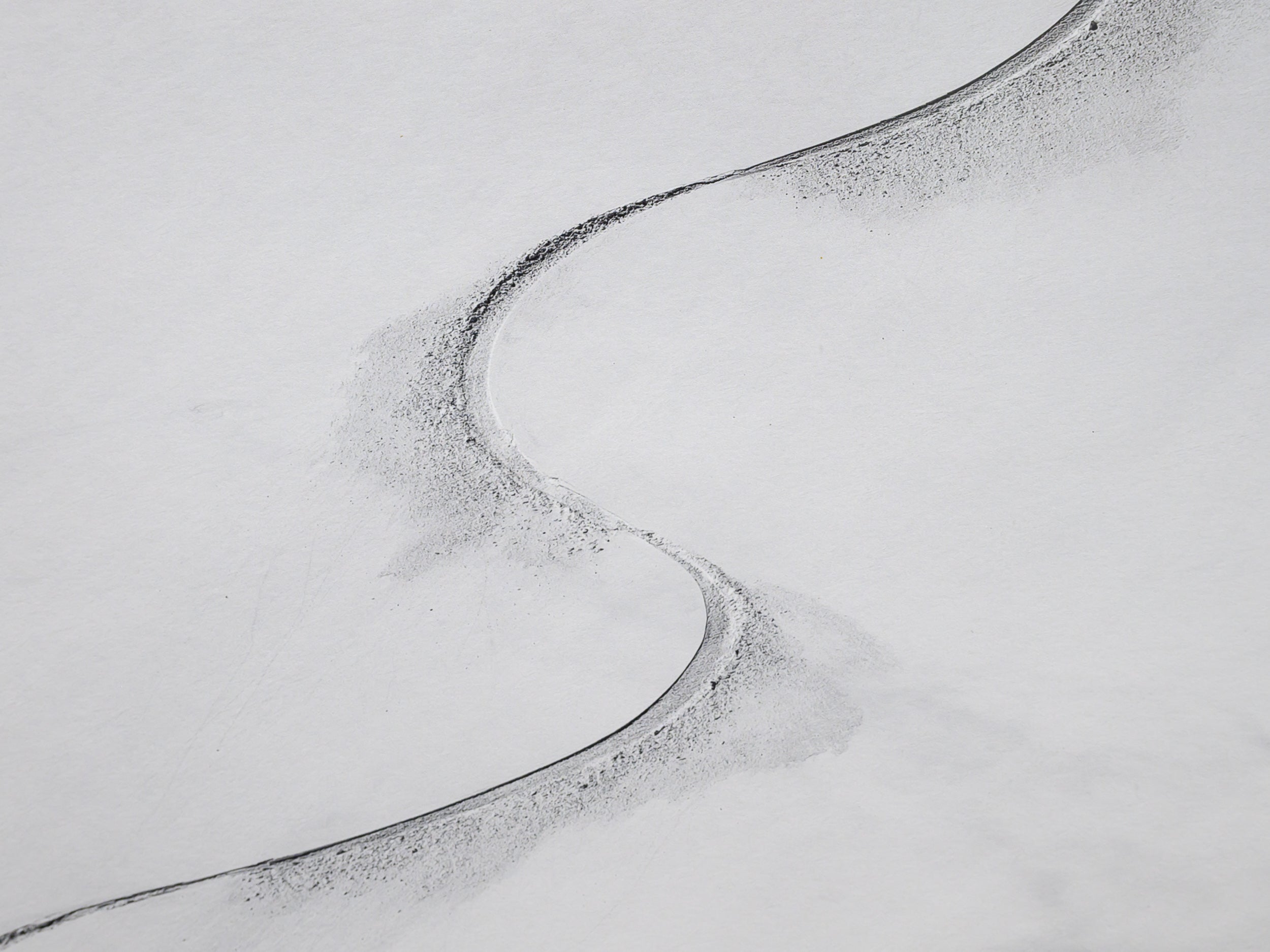 Single Track on Norikura: 24x36 Limited Edition Framed Print