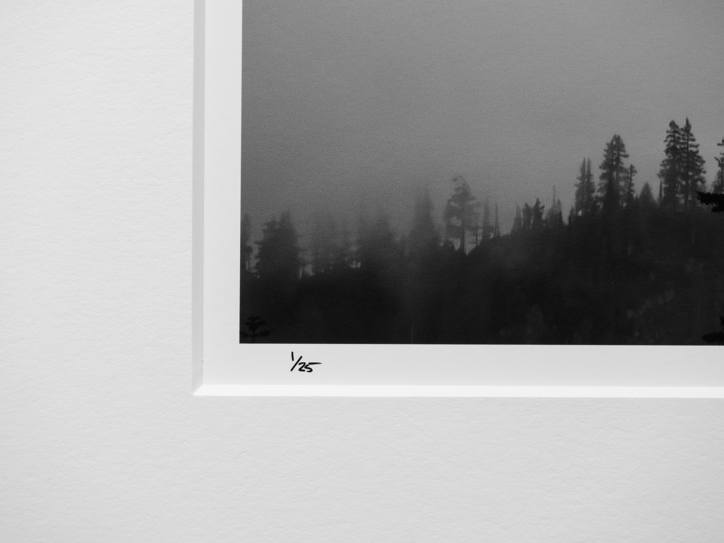 Snoqualmie Mountain Summer Storm: Limited Edition Framed Print