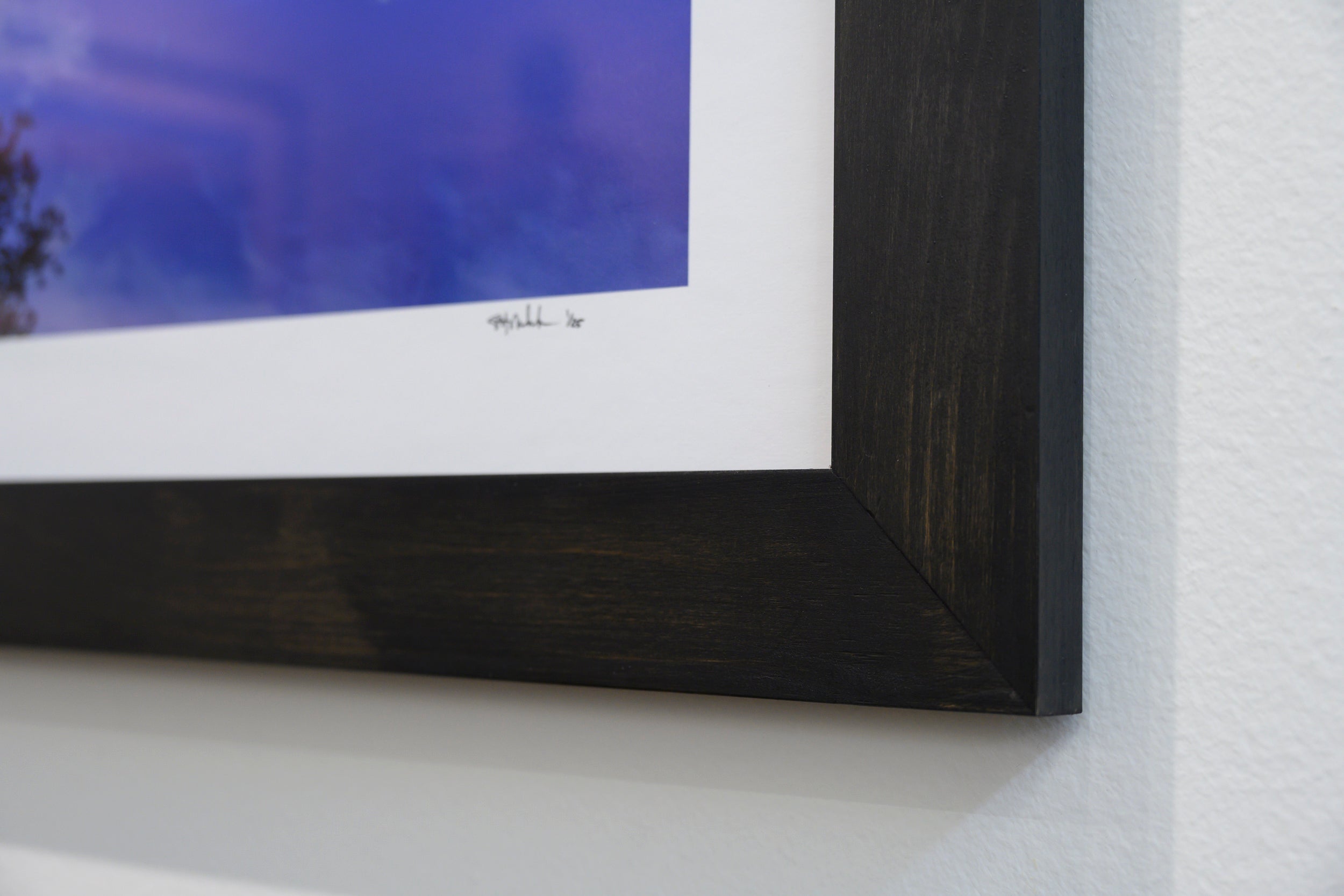 Reflected Golden Sunset on Mount Si in North Fork River Triptych: 30x56 Limited Edition Framed Prints