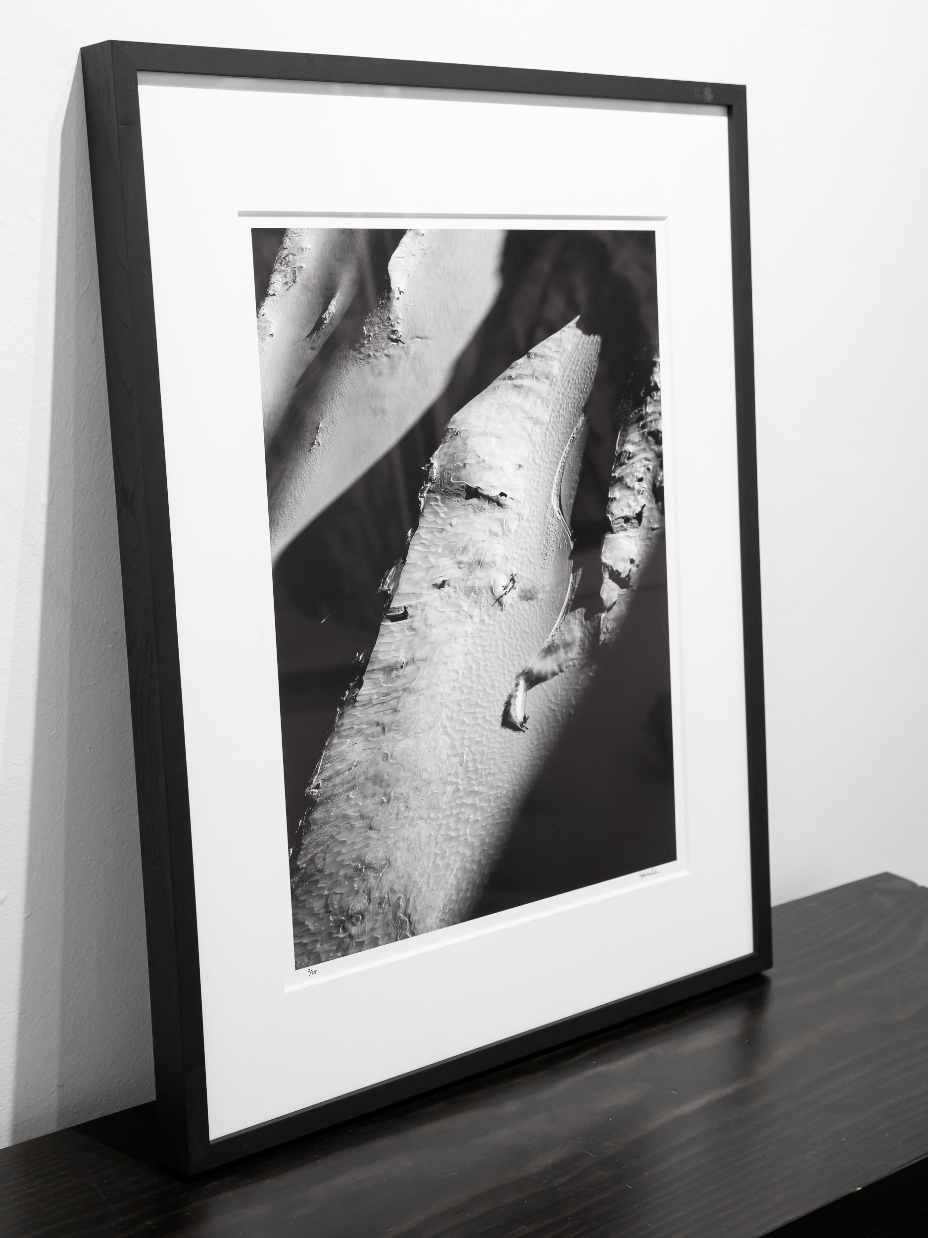 Carving Textures on Happo One: Limited Edition Framed Print