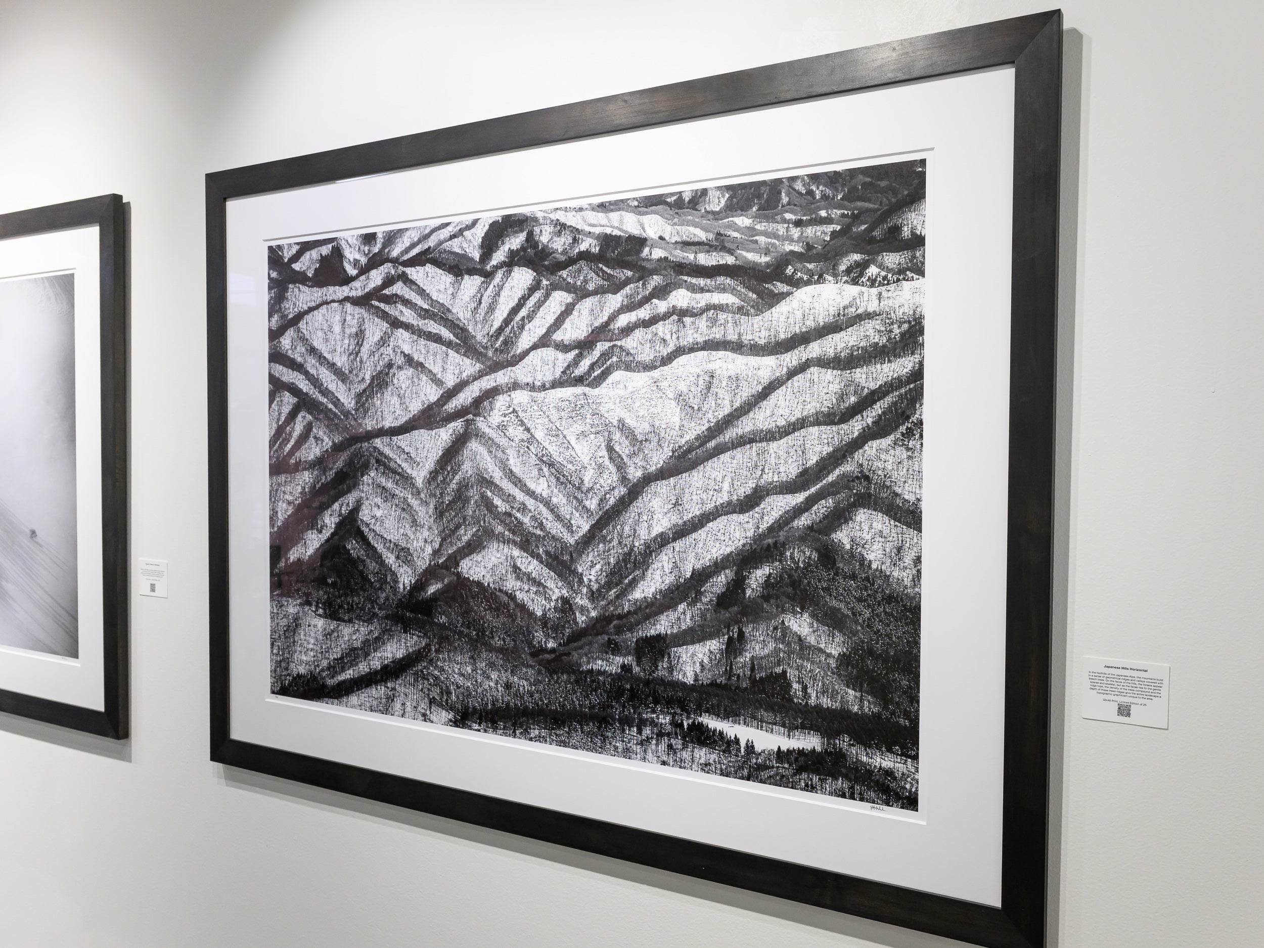Japanese Hills Horizontal: 32x48 Limited Edition Framed Print