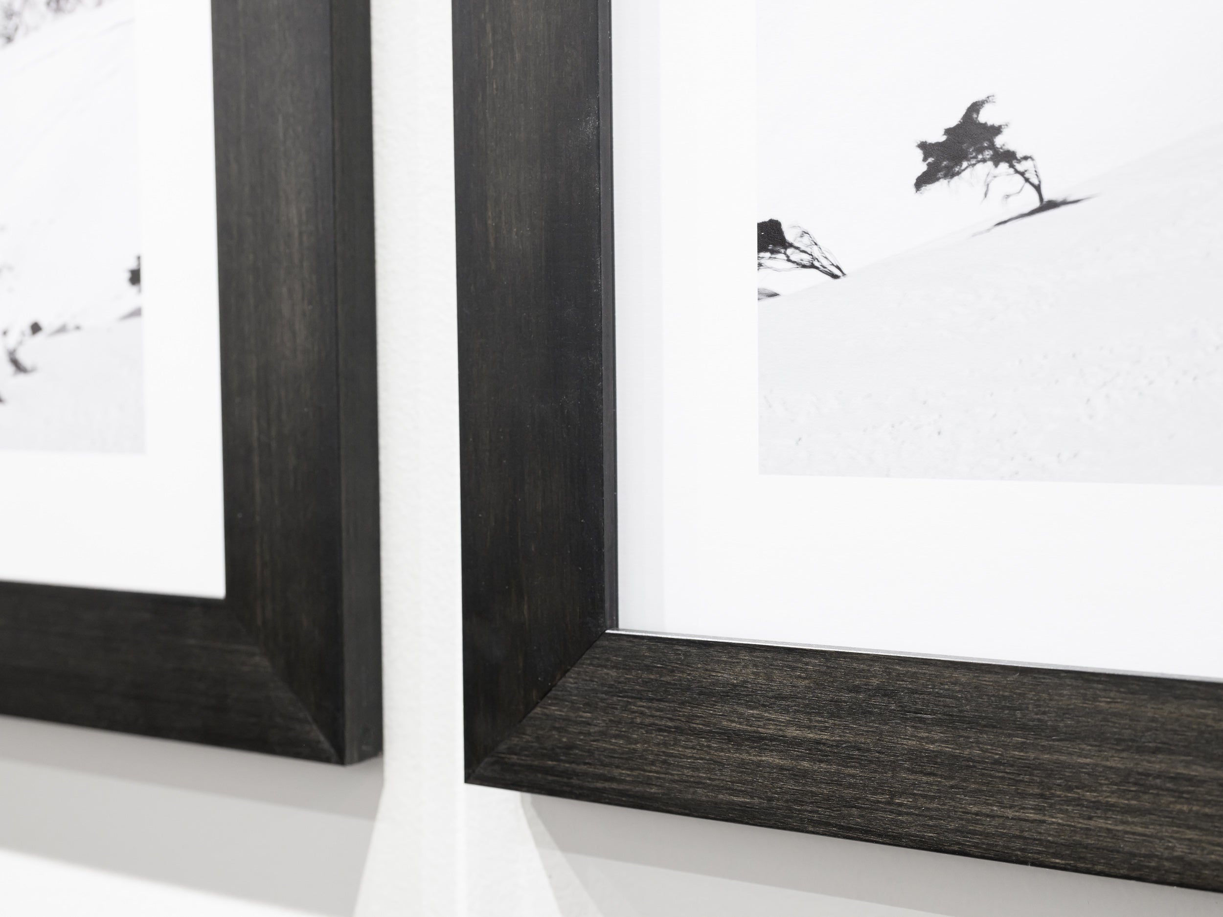 Mount Kashima-Yarigatake from Happo-one Ridge Triptych: 30x56 Limited Edition Framed Prints