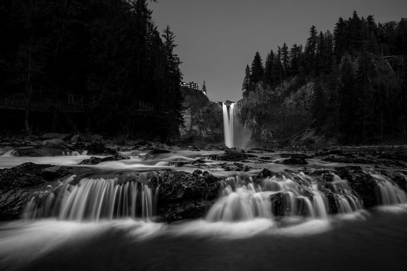 Cascading Streams below the Falls: Limited Edition Framed Print