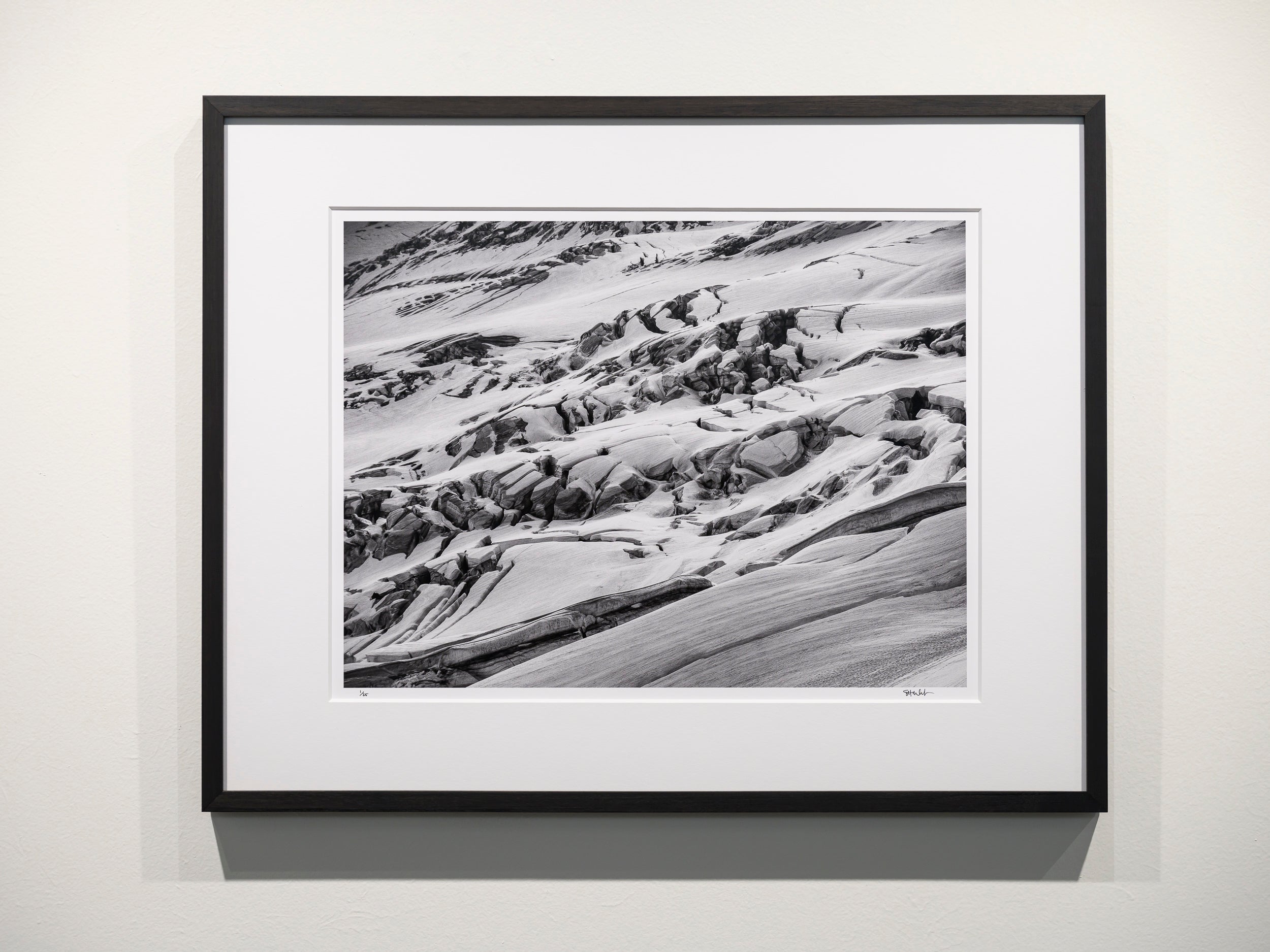 Crevasses on Lower Coleman Glacier: 15x20 Limited Print