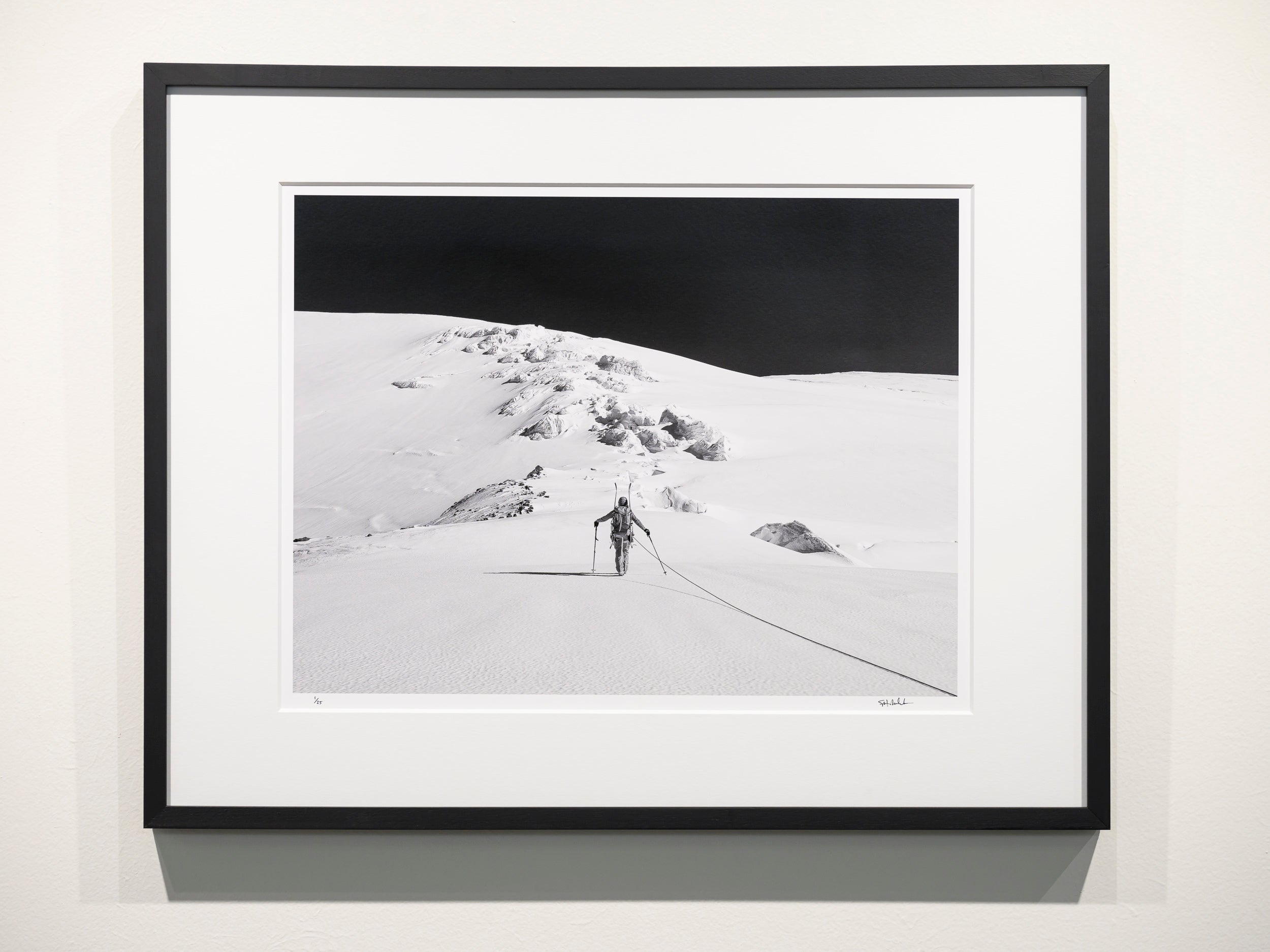 Summit in Sight on Upper Nisqually Glacier: 15x20 Limited Print