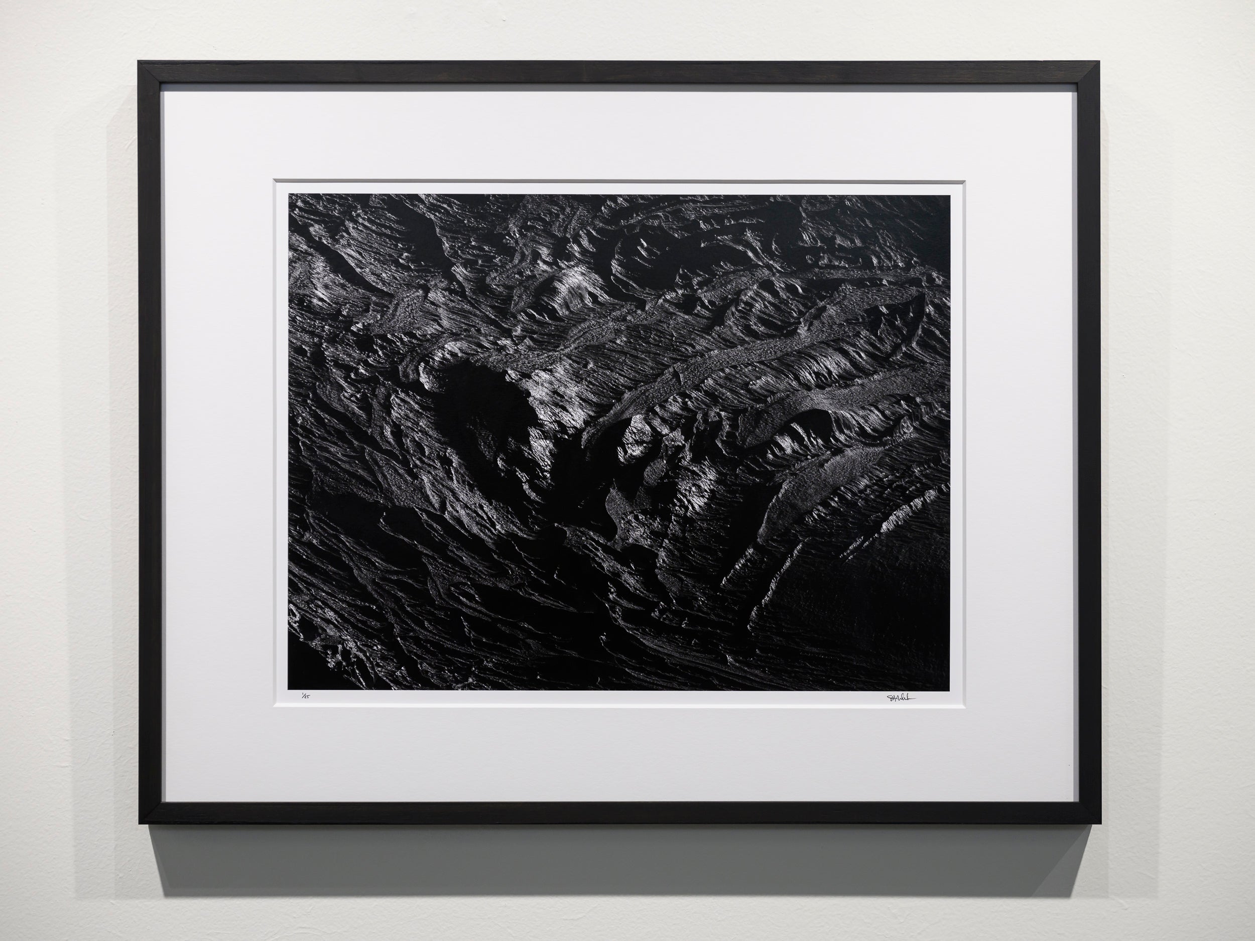 Waves of Ice on Easton Glacier: 15x20 Limited Print