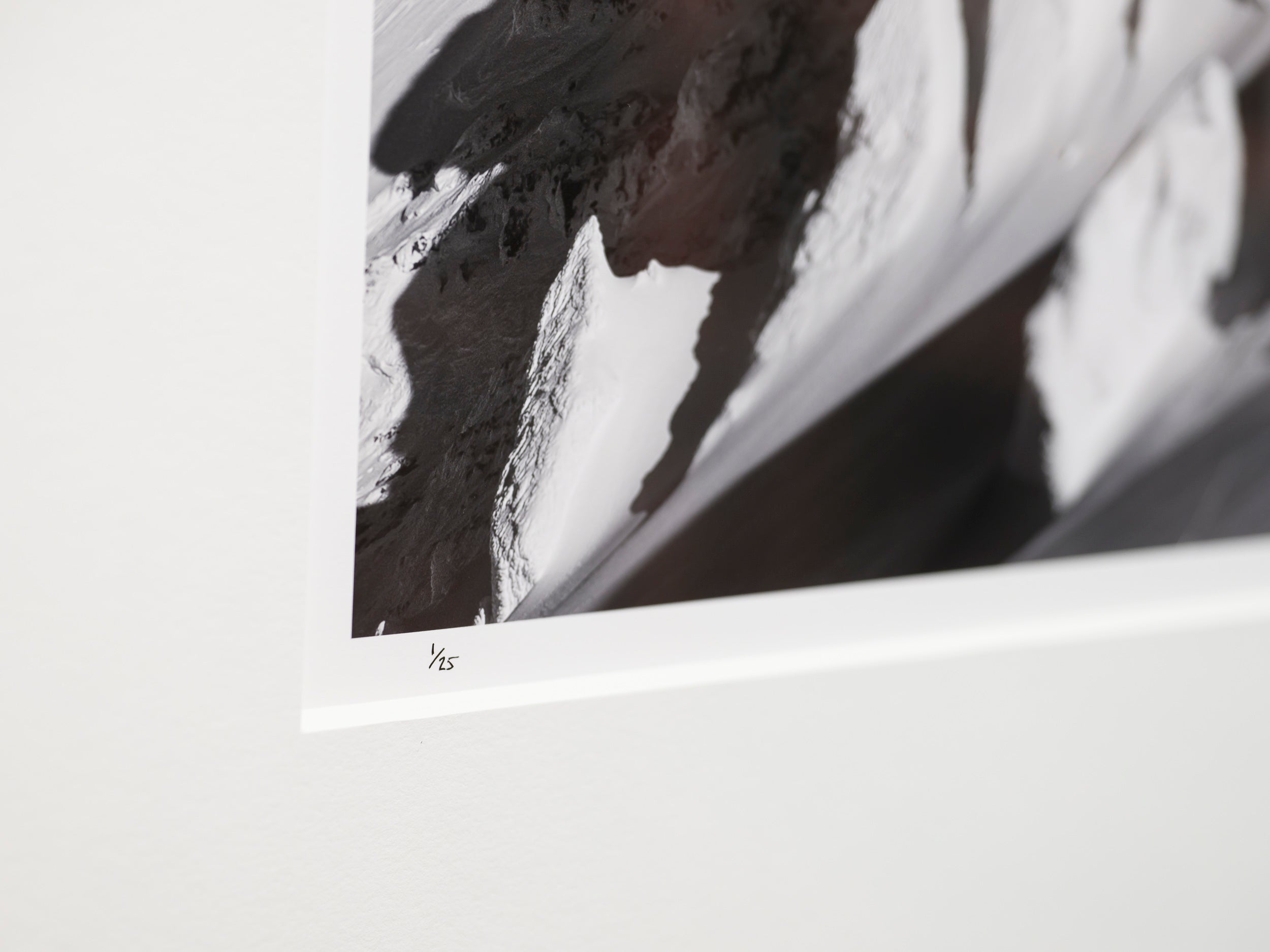 Skiing the Roman Mustache: Limited Edition Framed Print