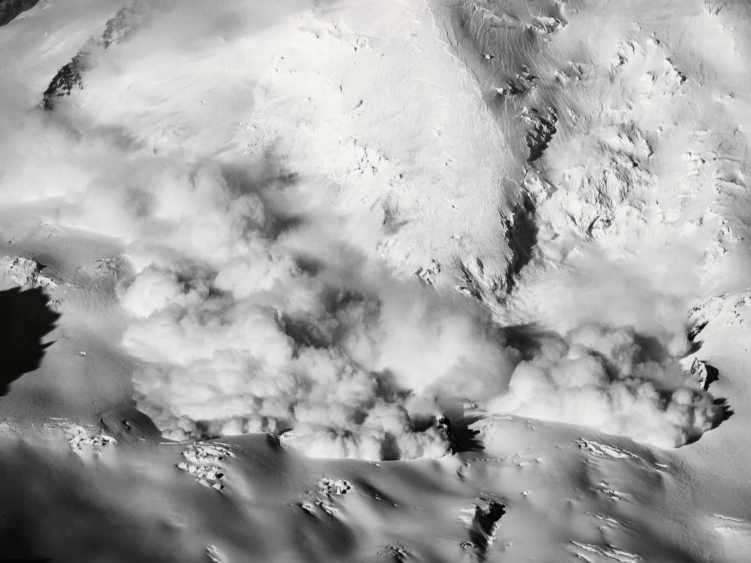 Mount Rainier Avalanche: 32x48 Limited Print