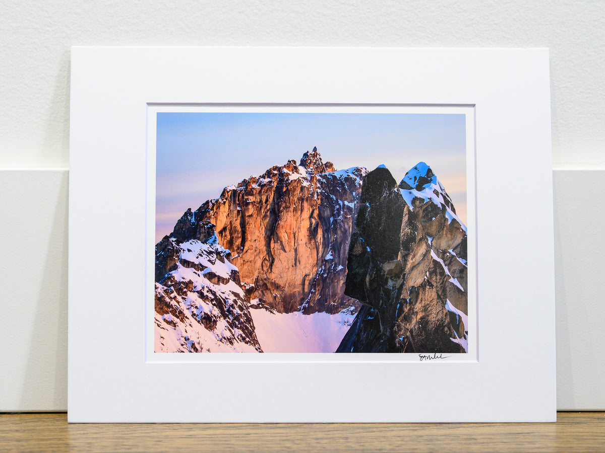 Big Kangaroo with Early Morning Alpenglow: 8x10 Open Edition Matted Print
