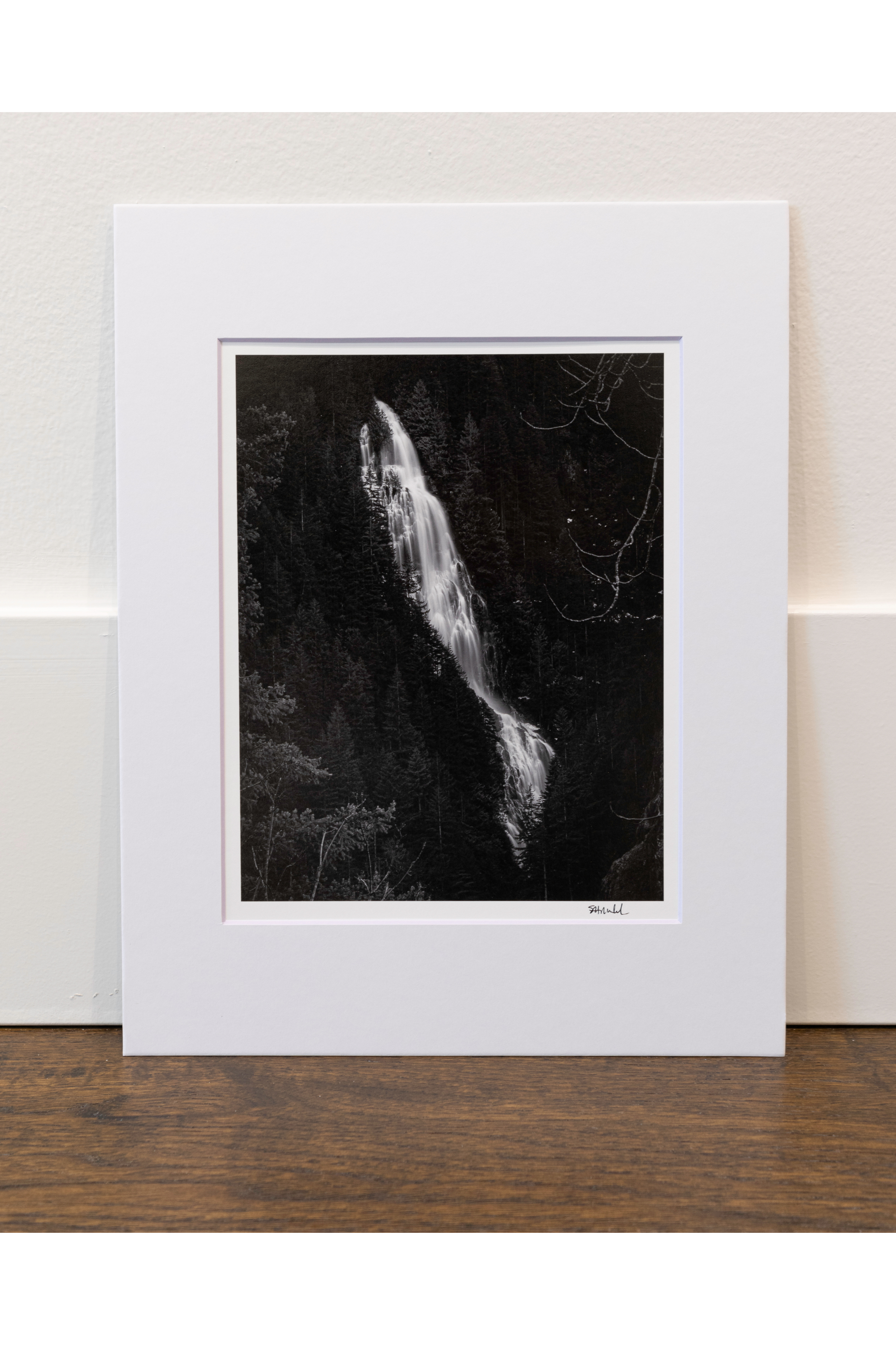 Crater Creek Falls on Mount Si: 8x10 Open Edition Matted Print