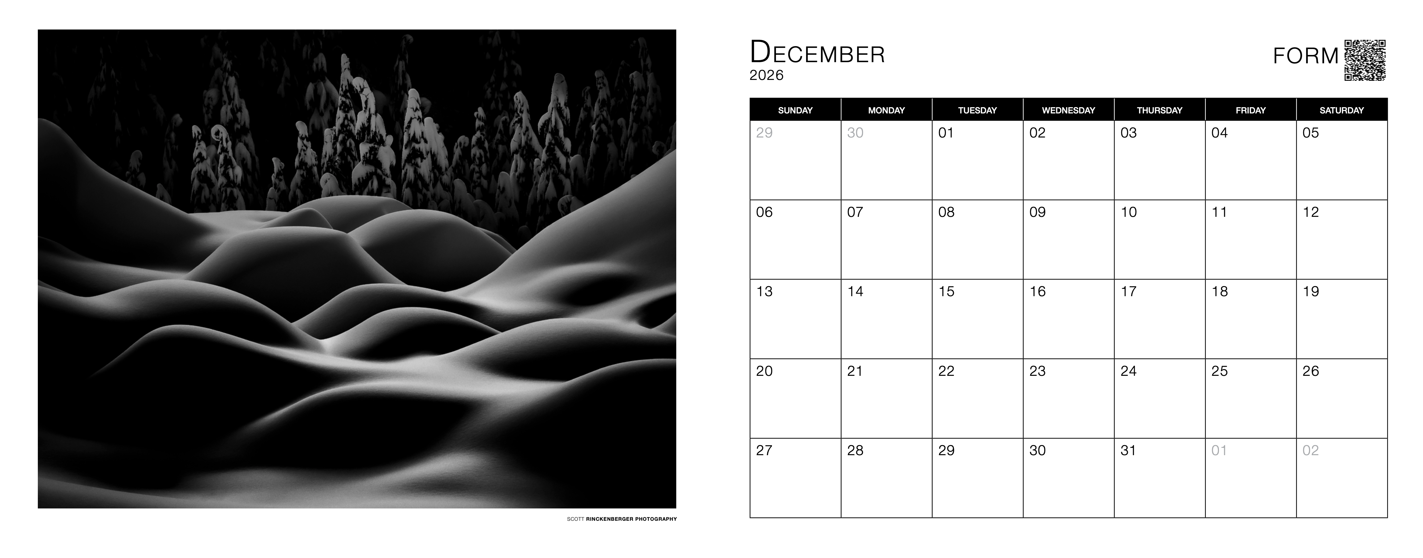 PRE-ORDER: Elemental 2026 Calendar