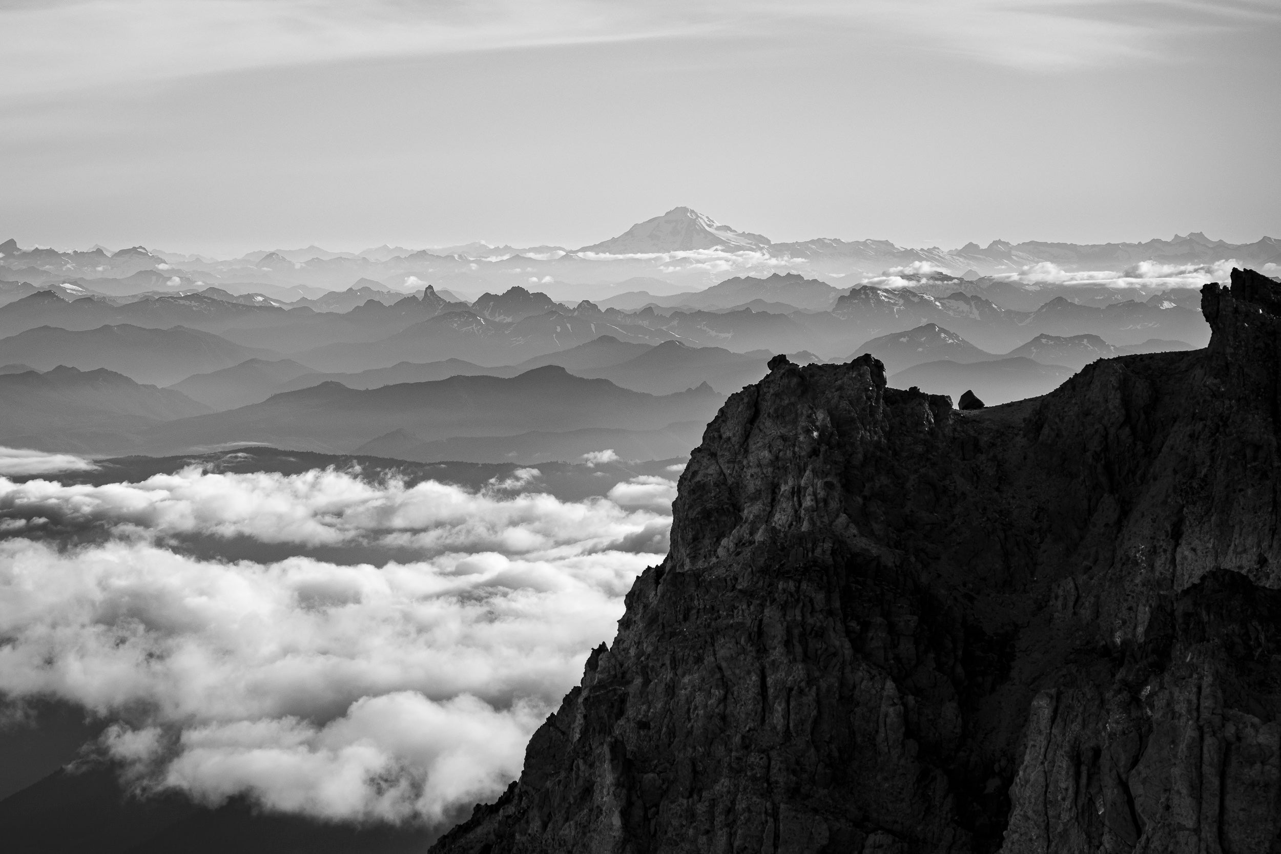 Glacier Peak from Steamboat Prow: 15x20 Limited Print