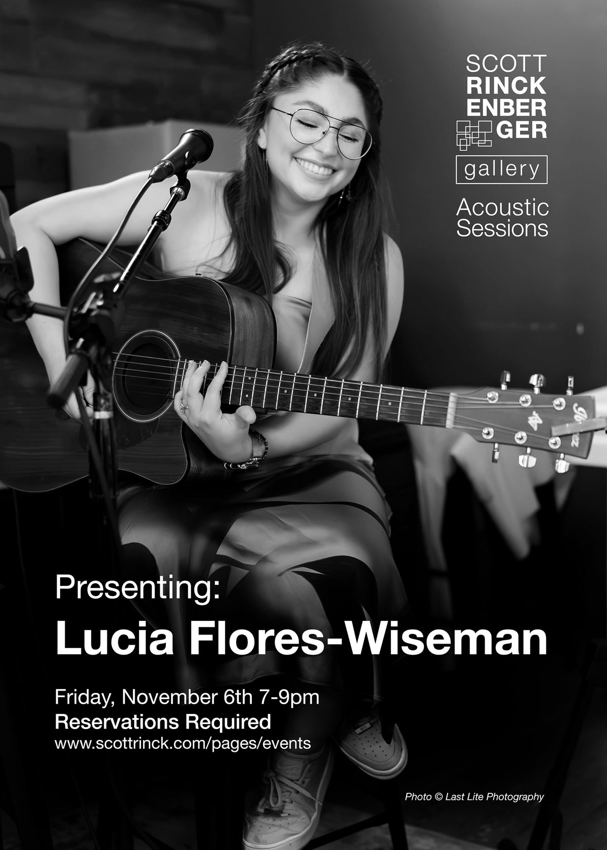 Acoustic Session with Lucia Flores-Wiseman, Friday November 6th, 2026 from 7-9pm