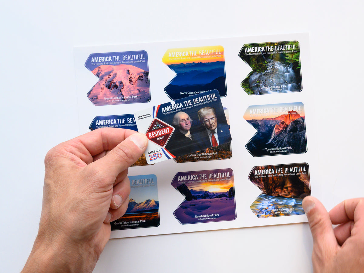 Make the America The Beautiful Pass Beautiful Again Sleeve and Sticker Pack - Color