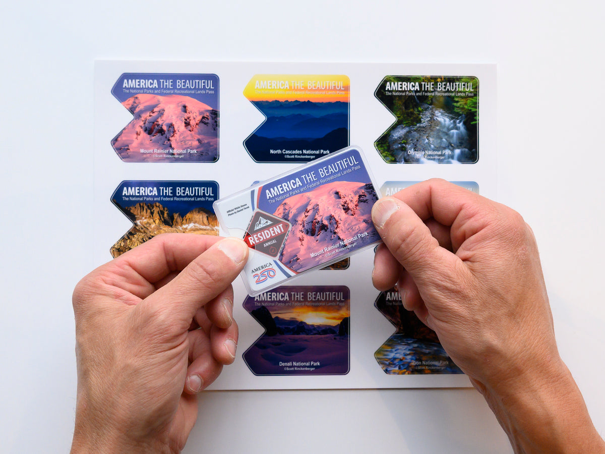 Make the America The Beautiful Pass Beautiful Again Sleeve and Sticker Pack - Color