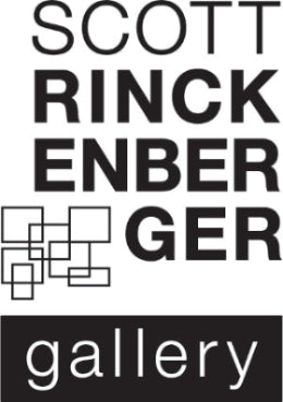 Logo of Scott Rinck Enberger Gallery with black text on a white background